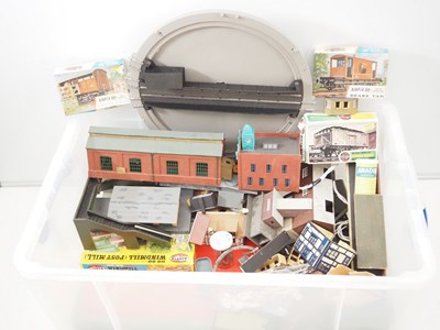 Lot 518 - A large crate of mixed OO gauge accessories to...