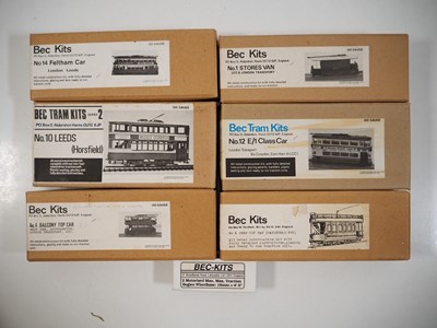 Lot 583 - A group of OO gauge unbuilt BEC KITS white...