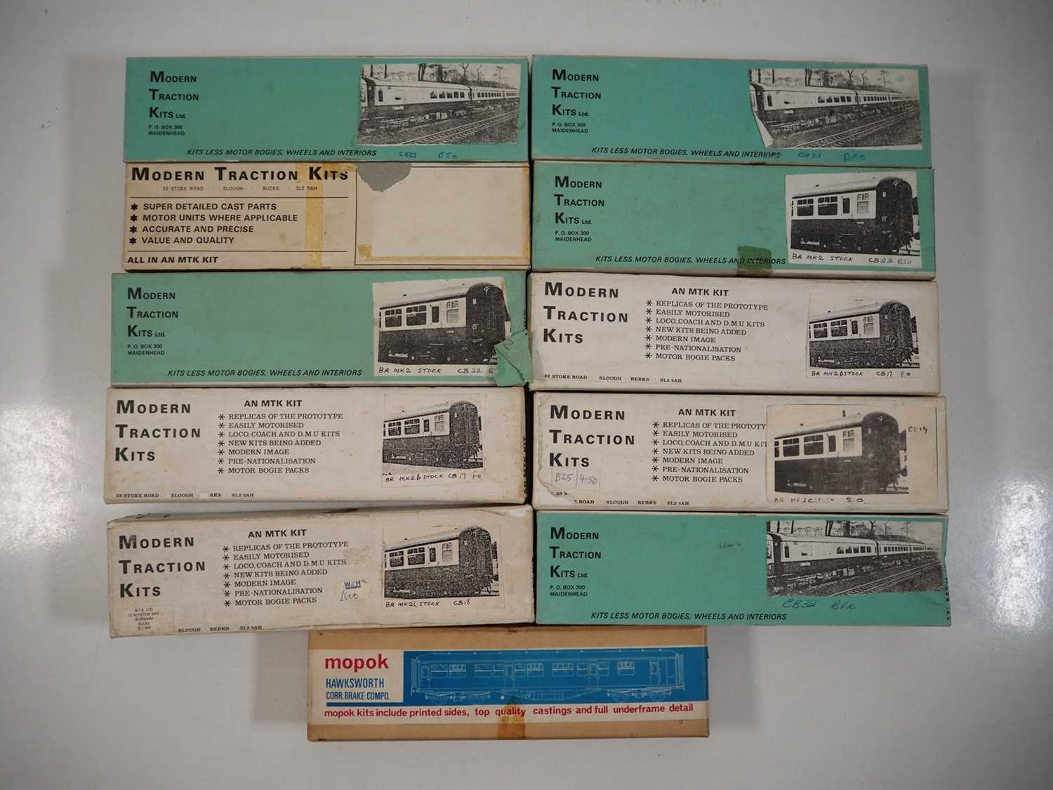 Lot 595 - A quantity of unbuilt MODERN TRACTION KITS OO...