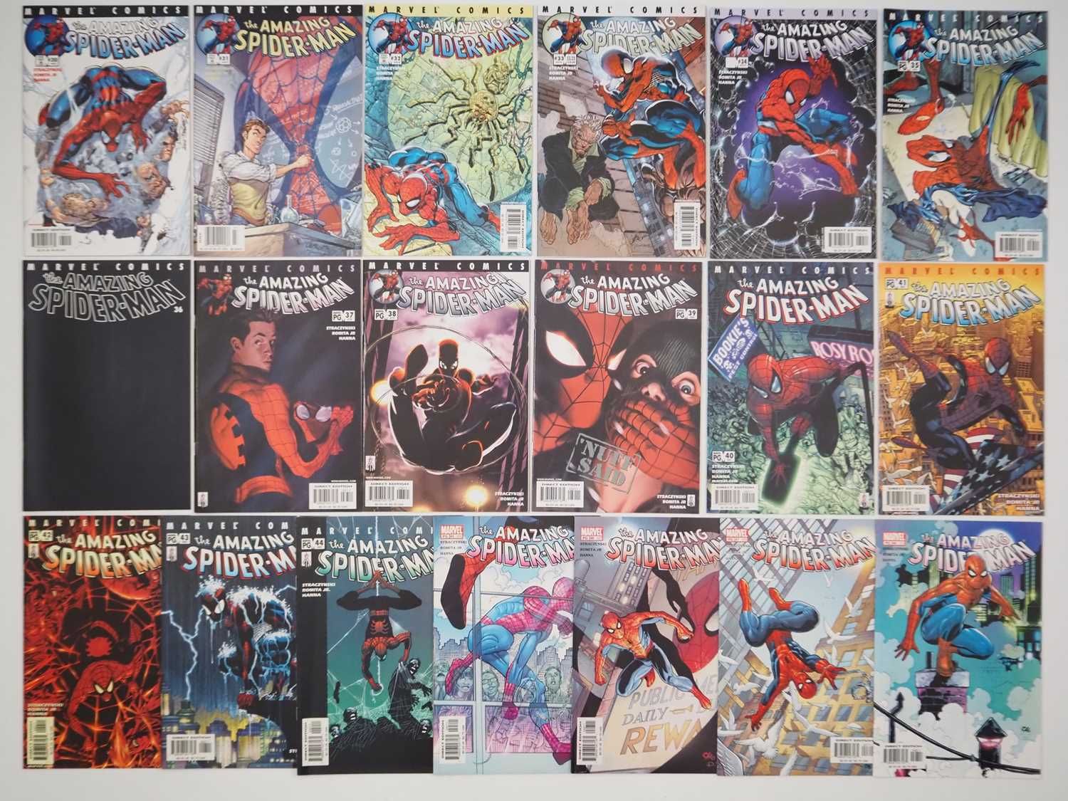 Lot 36 - AMAZING SPIDER-MAN VOL. 2 #30 to 48(19 in Lot)...