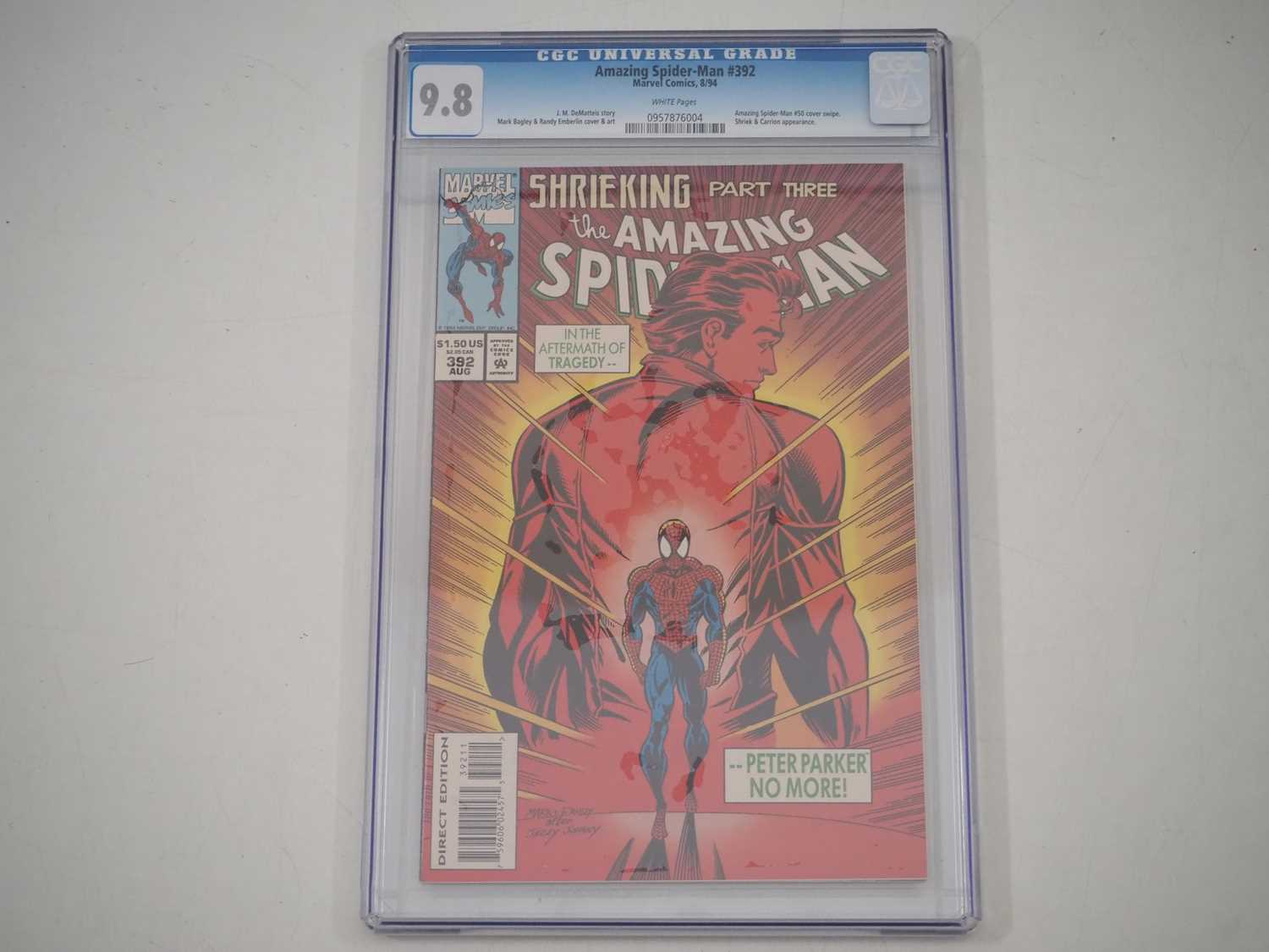 Lot 38 - AMAZING SPIDER-MAN #392 (1994 - MARVEL) -...