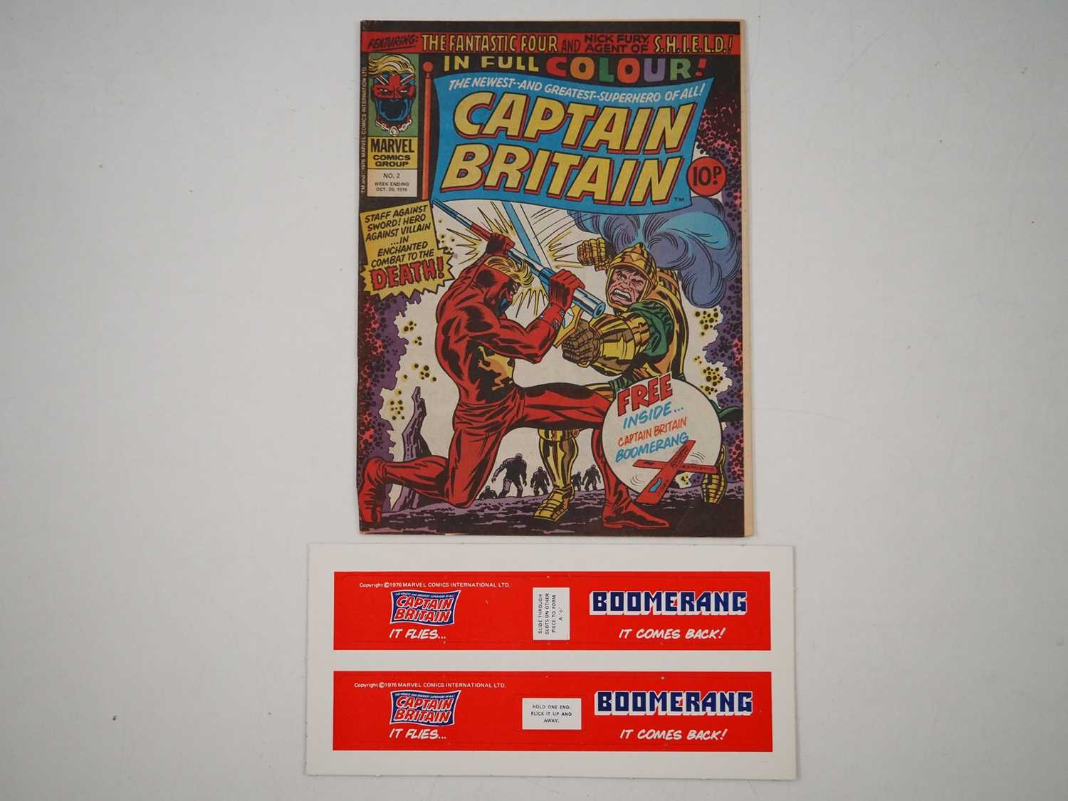 Lot 49 - CAPTAIN BRITAIN #2 - (1976 - BRITISH MARVEL) -...