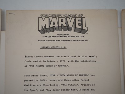 Lot 52 - MARVEL UK PRESS PACK - Supporting information...