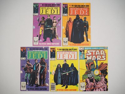 Lot 107 - STAR WARS : RETURN OF THE JEDI #1, 2, 3, 4 +...