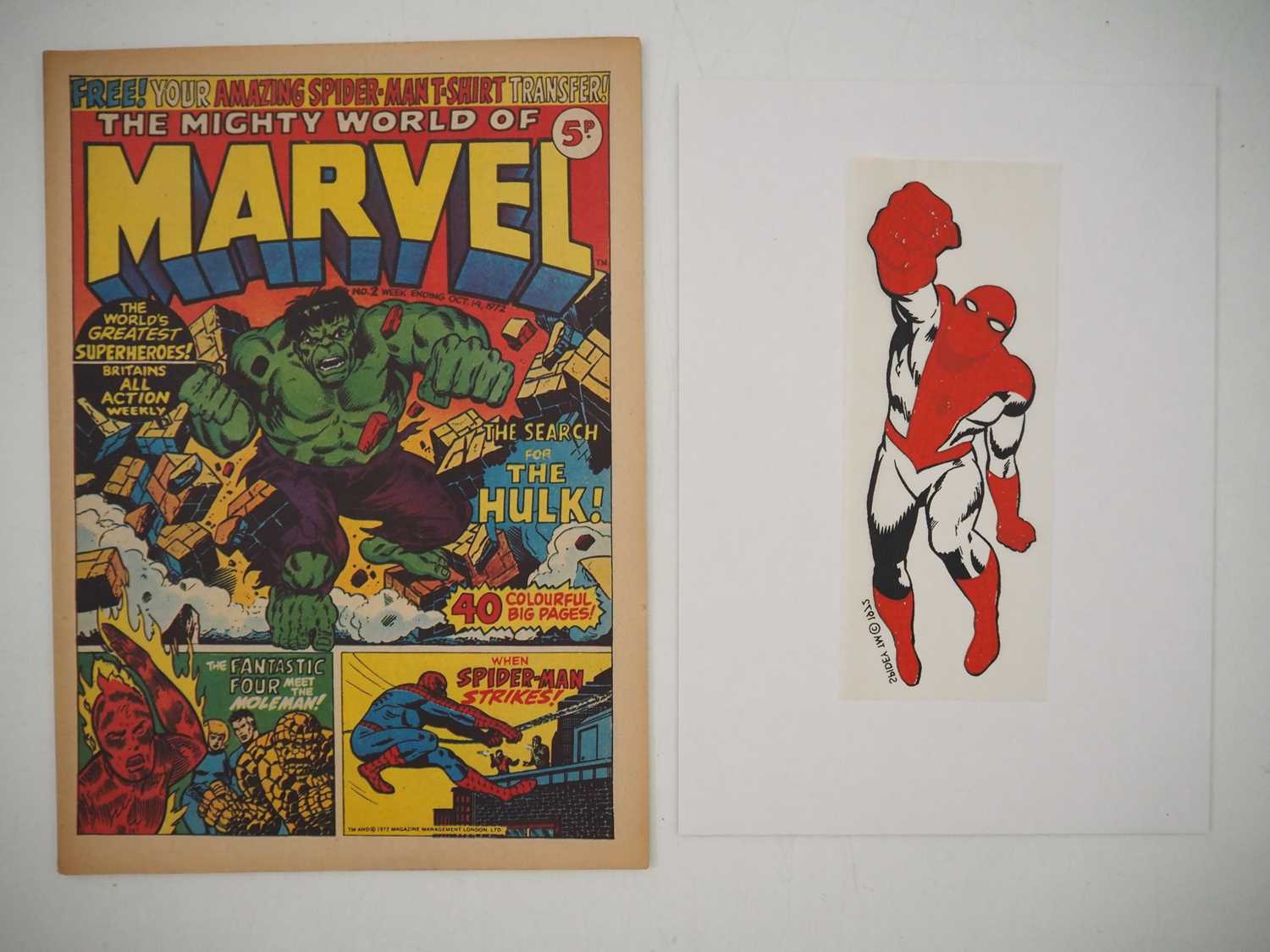 Lot 114 - MIGHTY WORLD OF MARVEL #2 (Oct 14, 1972 -...