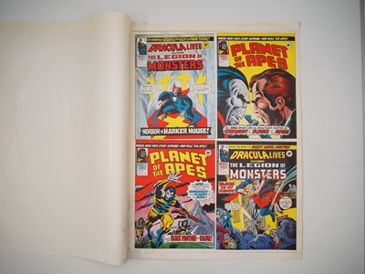 Lot 119 - MARVEL UK PRINTERS PROOF LOT - A stapled set...