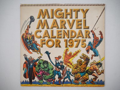 Lot 120 - MIGHTY MARVEL CALENDAR FOR 1975 - Signed by...