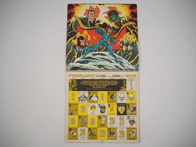 Lot 120 - MIGHTY MARVEL CALENDAR FOR 1975 - Signed by...