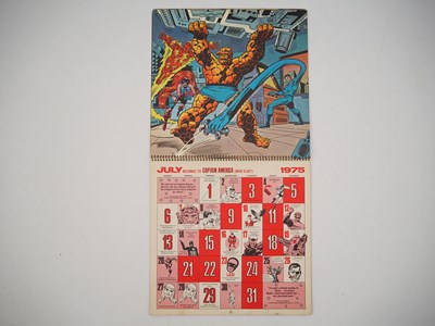 Lot 120 - MIGHTY MARVEL CALENDAR FOR 1975 - Signed by...