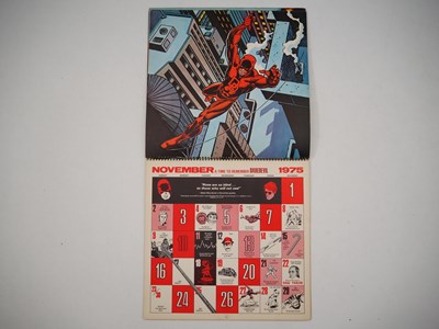 Lot 120 - MIGHTY MARVEL CALENDAR FOR 1975 - Signed by...