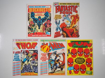 Lot 123 - MARVEL UK FIRST ISSUE LOT 1 (5 in Lot) -...