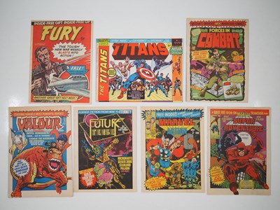 Lot 124 - MARVEL UK FIRST ISSUE LOT 2 (7 in Lot) -...