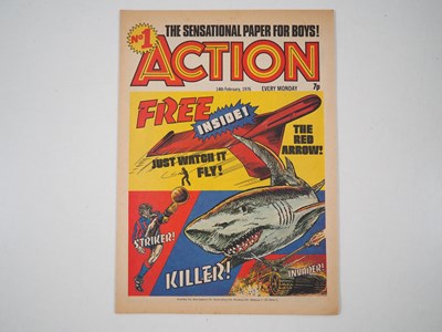 Lot 126 - ACTION #1 (1976 - IPC) - Dated 14th Feb 1976 -...