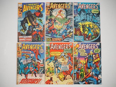 Lot 188 - AVENGERS #69, 72, 73, 82, 83, 92 (6 in Lot) -...