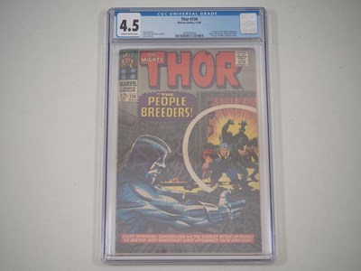 Lot 208 - THOR #134 (1966 - MARVEL) - GRADED 4.5 (VG+)...