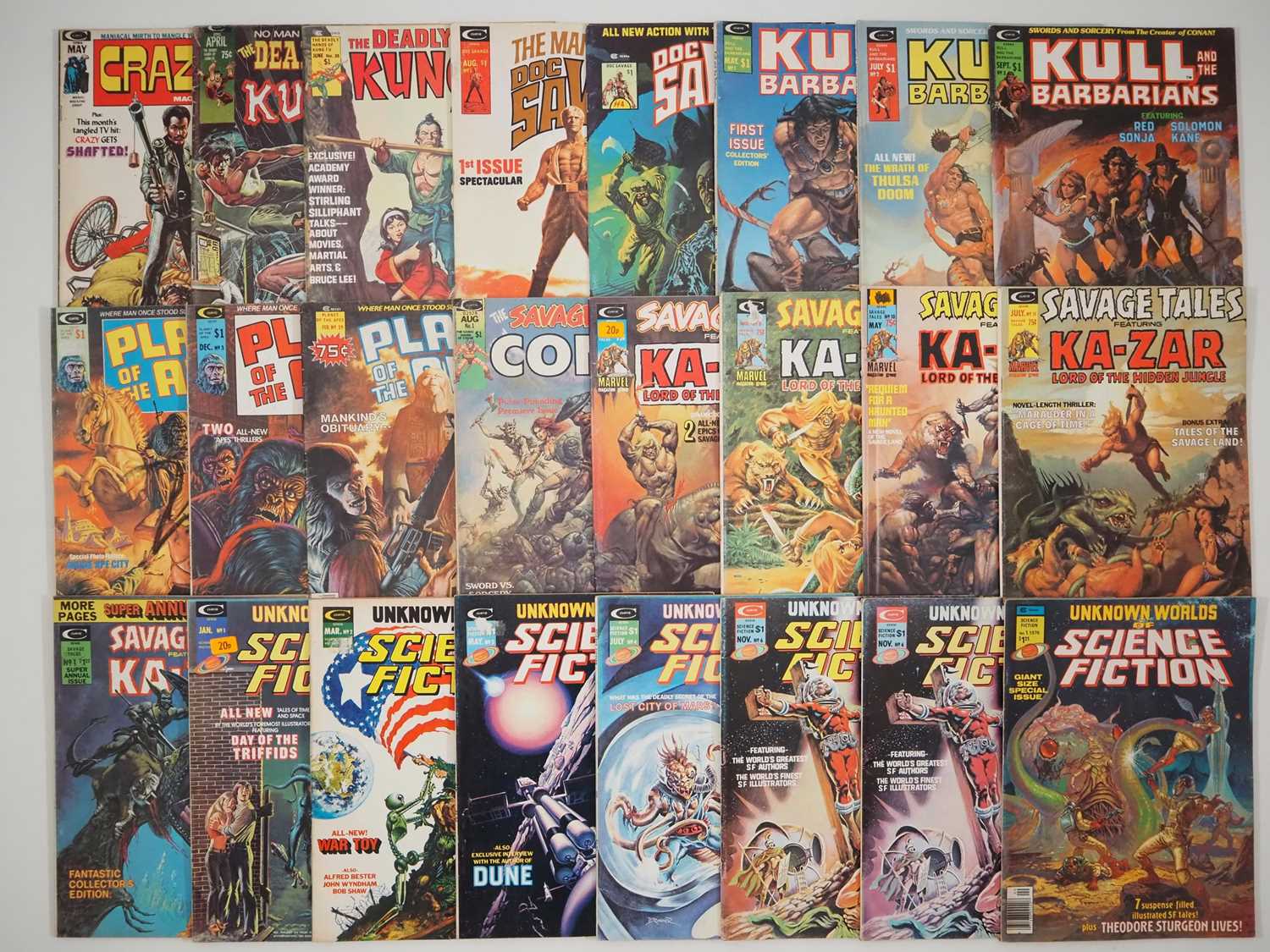 Lot 210 - CURTIS MAGAZINE LOT (24 in Lot) - Includes...