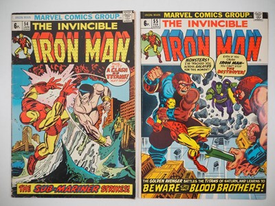 Lot 223 - IRON MAN #54 & 55 (2 in Lot) - (1973 - MARVEL -...