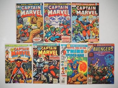 Lot 224 - CAPTAIN MARVEL/THANOS LOT (7 in Lot) -...