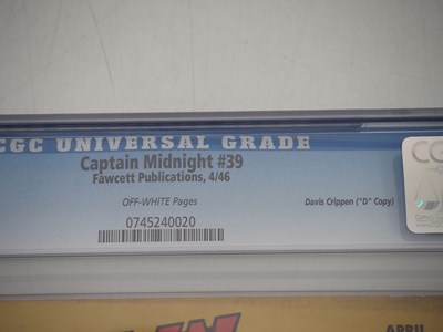 Lot 242 - CAPTAIN MIDNIGHT #39 (1946 - FAWCETT...