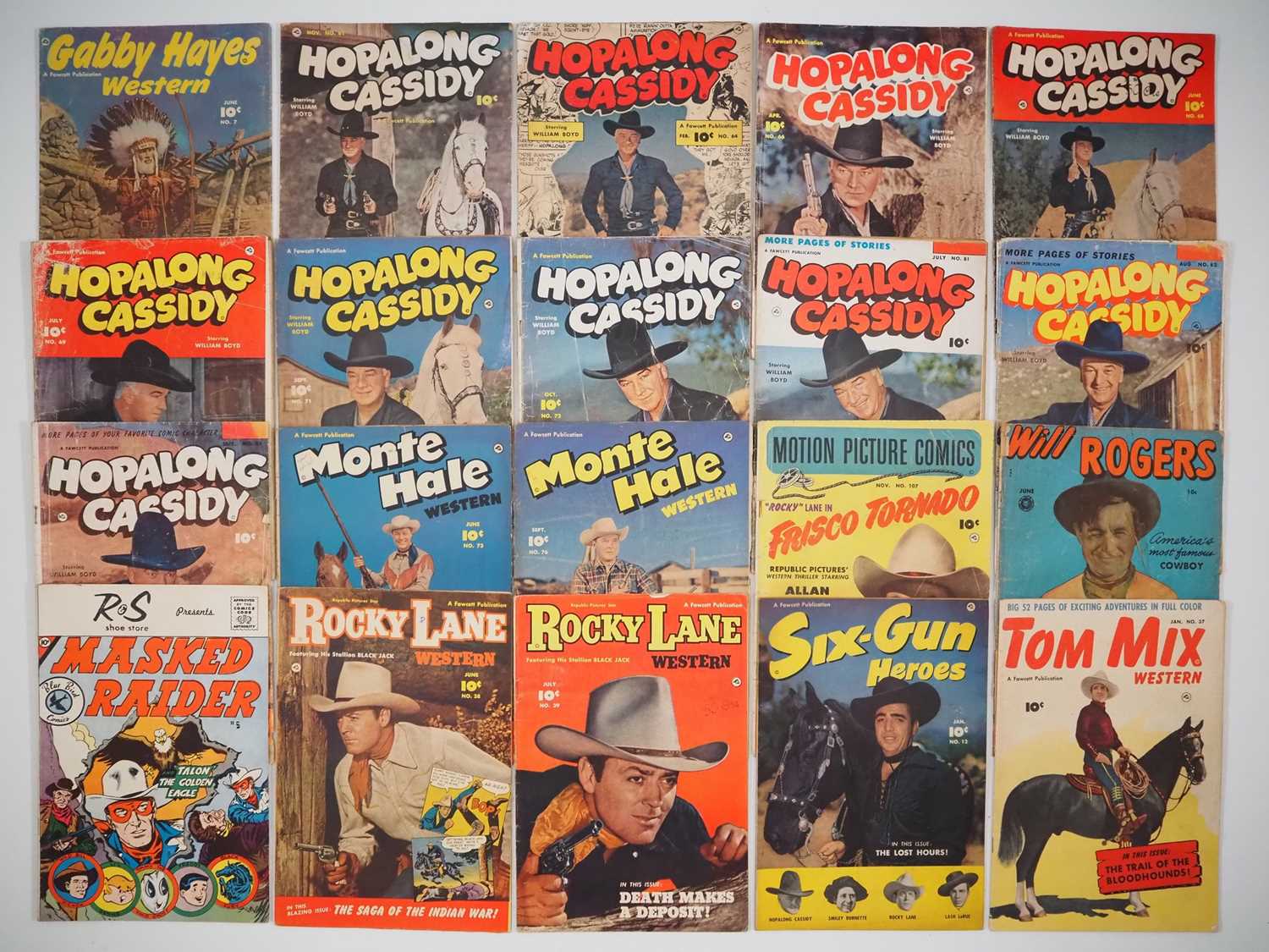 Lot 249 - GOLDEN AGE WESTERN LOT (20 in Lot) - Includes...