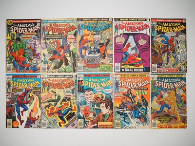 Lot 254 - AMAZING SPIDER-MAN #158, 161, 162, 164, 165,...