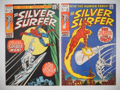 Lot 258 - SILVER SURFER #14 & 15 (2 in Lot) - (1970 -...