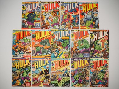 Lot 294 - INCREDIBLE HULK #161, 162, 166, 167, 170, 171,...