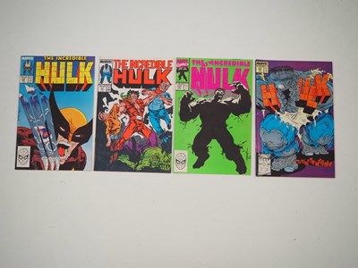 Lot 355 - INCREDIBLE HULK #330, 340, 345 & 377 (4 in...