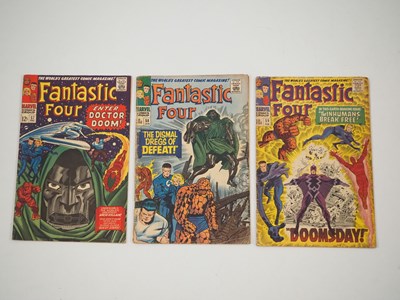 Lot 378 - FANTASTIC FOUR #57, 58, 59 (3 in Lot) -...