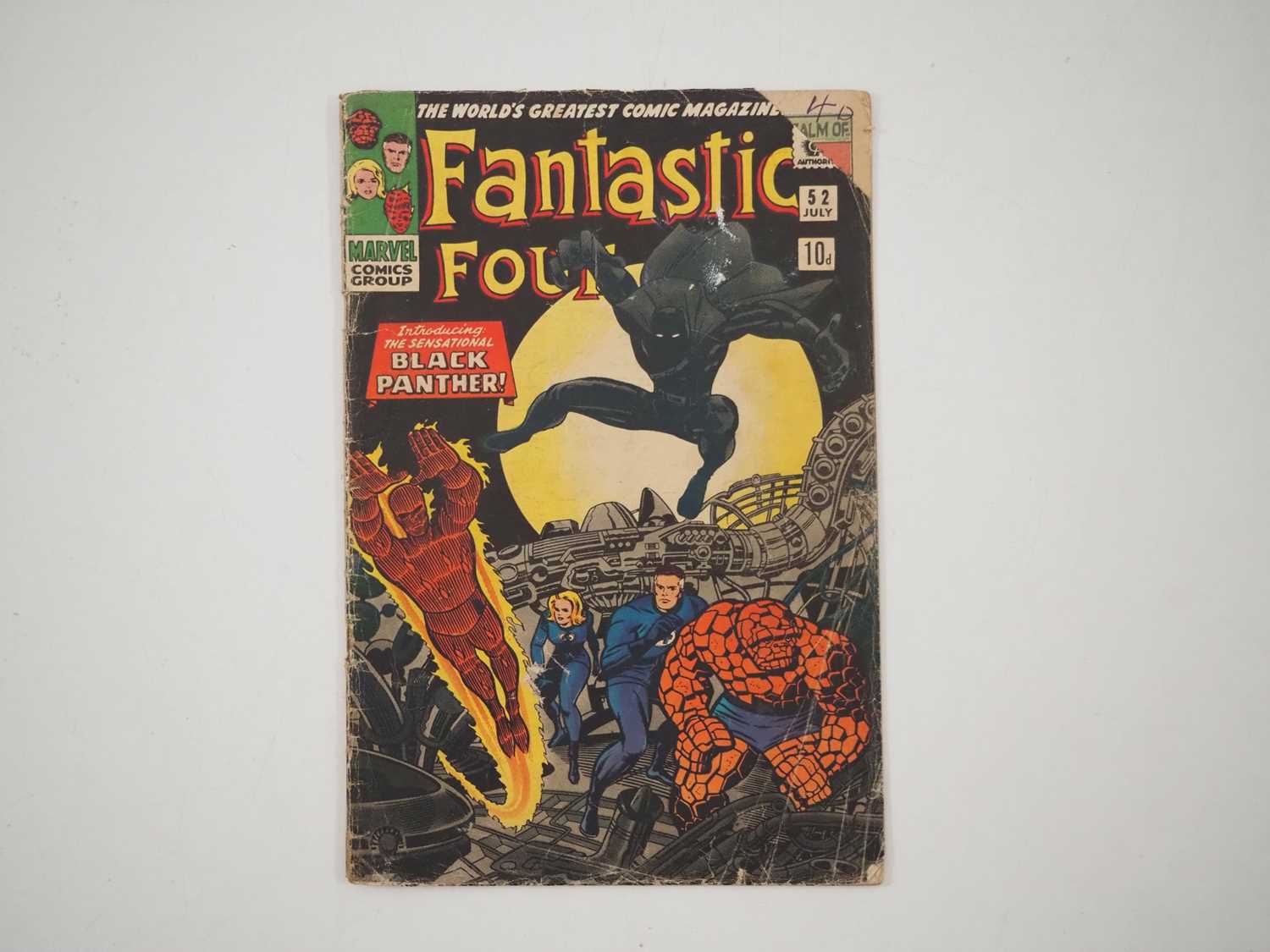 Lot 380 - FANTASTIC FOUR #52 (1966 - MARVEL - UK Price...