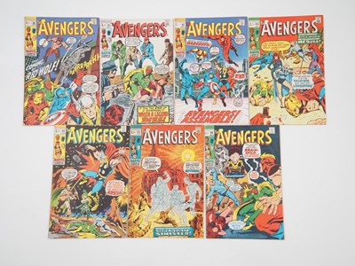 Lot 422 - AVENGERS #80, 81, 82, 83, 84, 85, 86 (7 in...