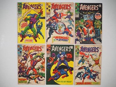 Lot 471 - AVENGERS #52, 53, 54, 55, 56, 58 (6 in Lot) -...