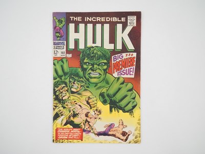 Lot 508 - INCREDIBLE HULK #102 (1968 - MARVEL) First...