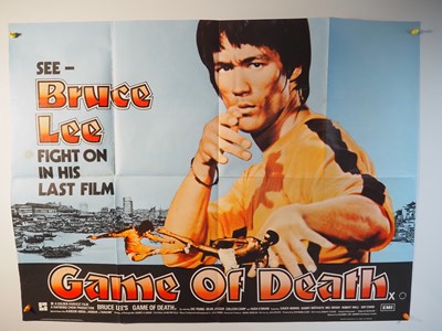 Lot 19 - GAME OF DEATH (1978) A pair of UK Quad film...