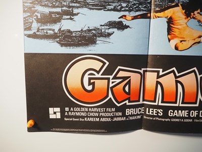 Lot 19 - GAME OF DEATH (1978) A pair of UK Quad film...