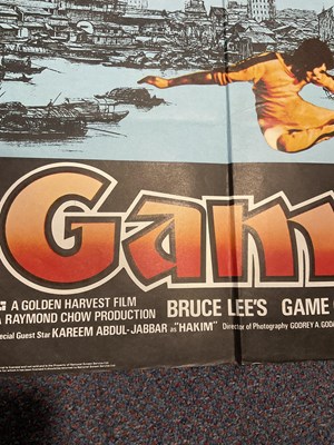 Lot 19 - GAME OF DEATH (1978) A pair of UK Quad film...