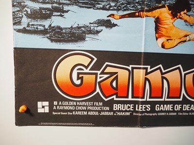 Lot 19 - GAME OF DEATH (1978) A pair of UK Quad film...