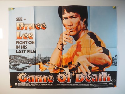 Lot 19 - GAME OF DEATH (1978) A pair of UK Quad film...