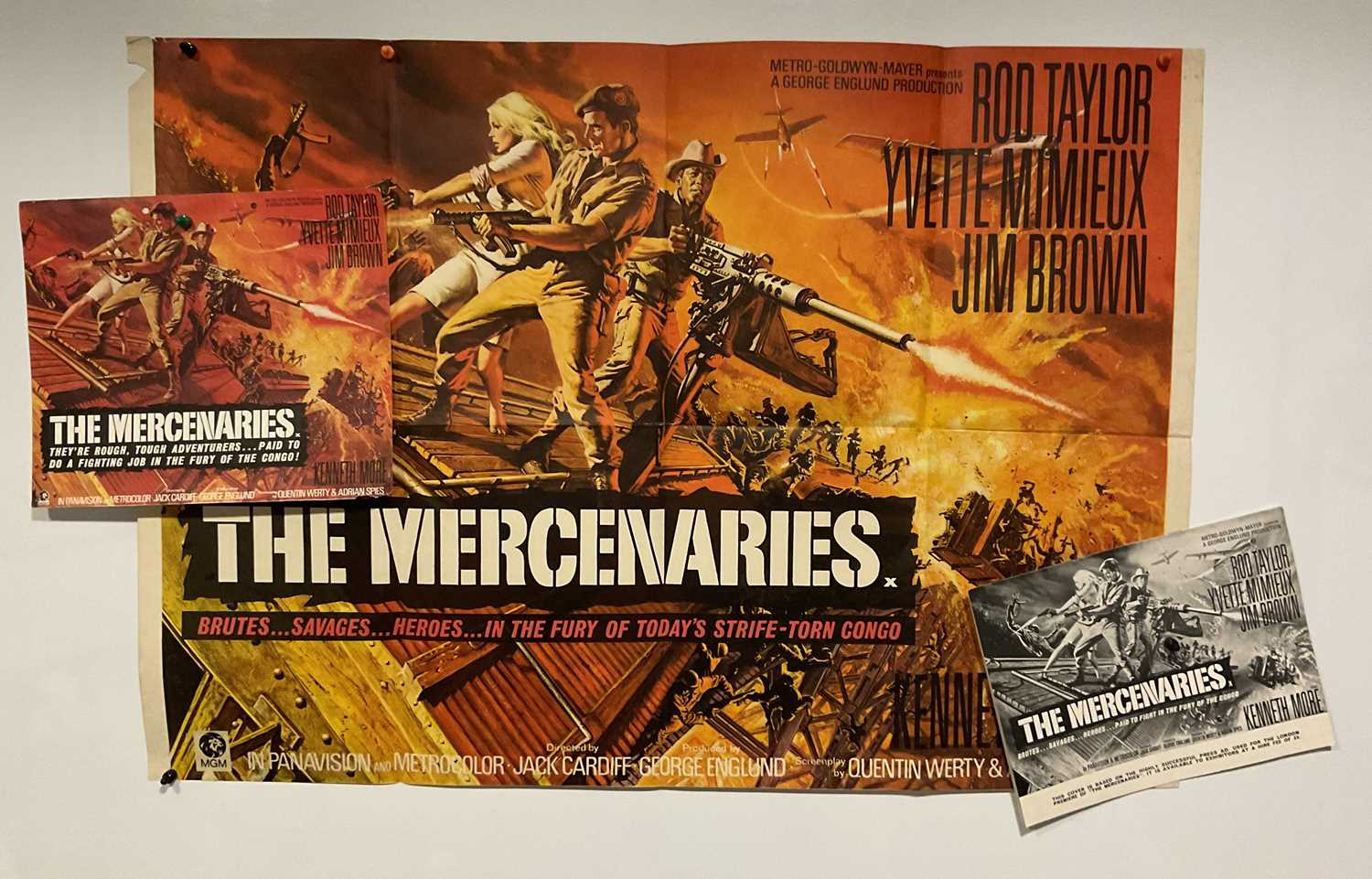 Lot 25 - THE MERCENARIES (Dark of the Sun) (1968) - Art...