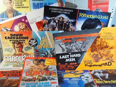 Lot 8 - A group of double bill UK Quad film posters to...