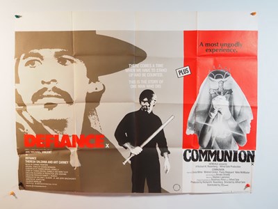 Lot 8 - A group of double bill UK Quad film posters to...