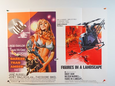 Lot 8 - A group of double bill UK Quad film posters to...