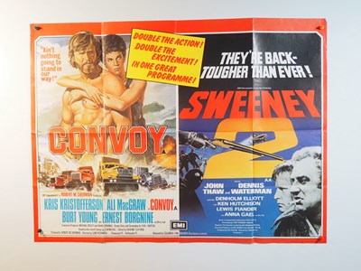 Lot 8 - A group of double bill UK Quad film posters to...