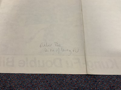 Lot 28 - A group of four martial arts film related...