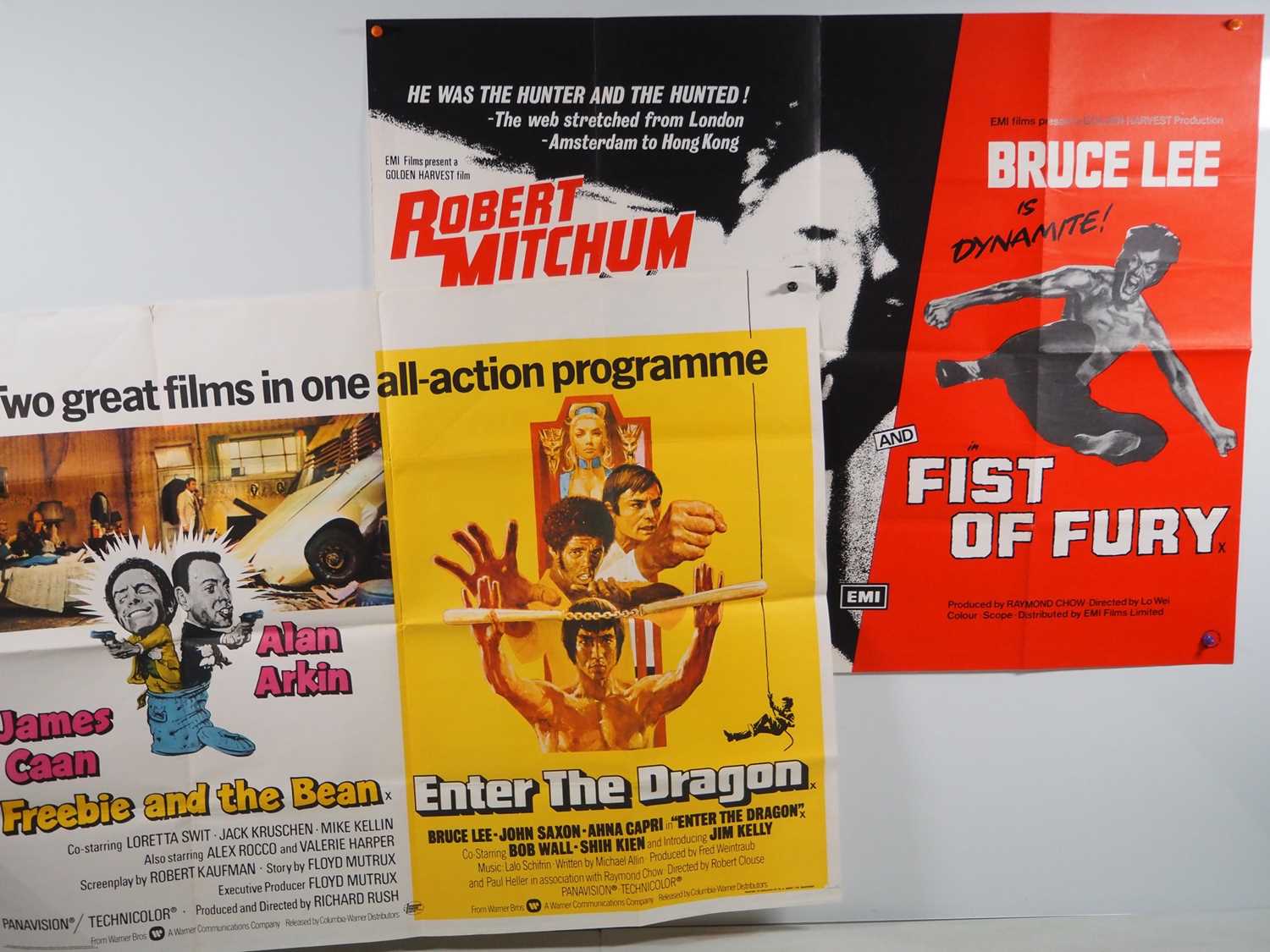 Lot 11 - A Pair Of Action Film Uk Quad Double Bill