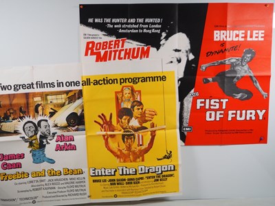 Lot 11 - A pair of action film UK Quad double bill...