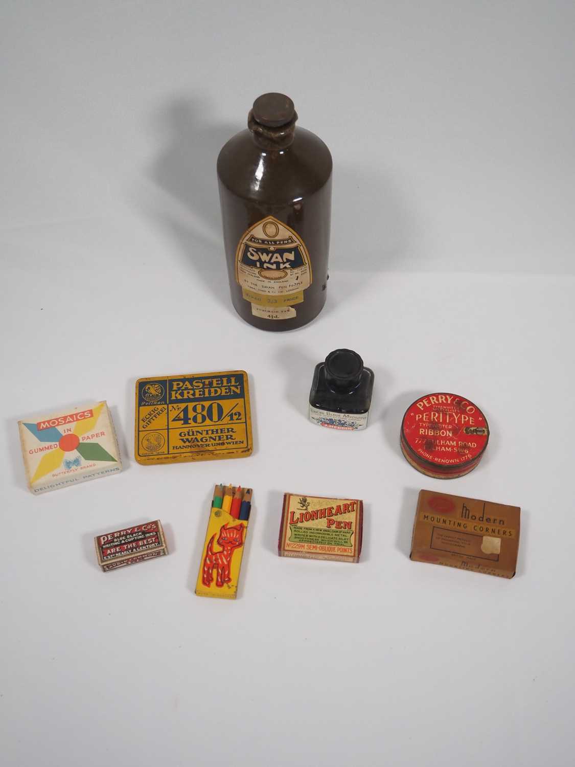 Lot 380 - A group of 9 mid-20th century stationery items...