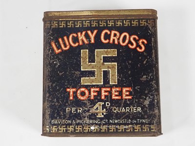 Lot 215 - A 1920/30's 'Lucky Cross' toffee tin