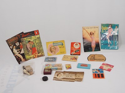 Lot 379 - Mid 20th century women's vanity ephemera to...