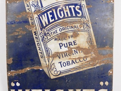 Lot 226 - A mid-20th century 'Players Weights Cigarettes'...